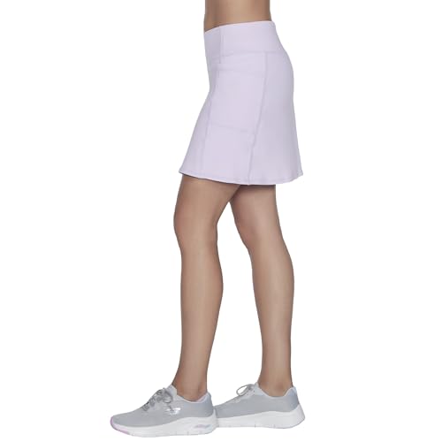 Skechers Saia feminina Go Walk de cintura alta Pickleball, Flor de orquídea, P