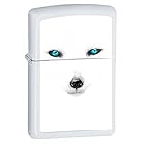 Zippo Arctic Fox Pocket Lighter, White Matte