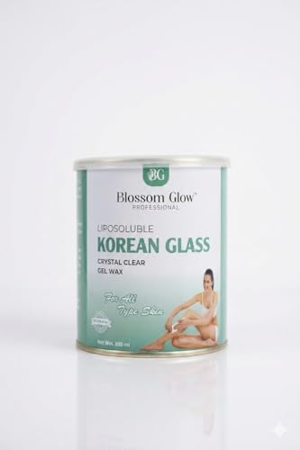 Image of Korean Glass Lipo Wax,Crystal Clear Gel Wax for Hair Removal,Smooth Finish, Hydrating Formula,For All Skin Types,Professional n Home Use 800ml