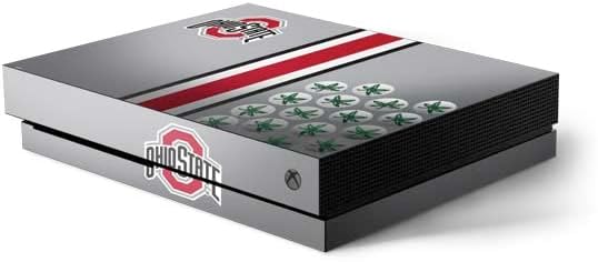 Skinit Decal Gaming Skin Compatible with Xbox One X Console - Officially Licensed Ohio State University Ohio State University Buckeyes Design