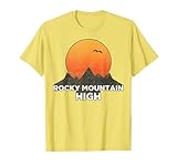 Trendy Rocky Mountain High Sunset T-Shirt