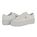 Guess Women's Joezi Sneaker, White 140, 8