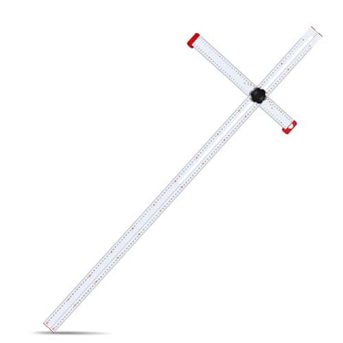 Adjustable Aluminum Drywall T-Square Tool (48 Inch)