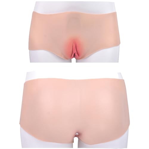 Jomyu Realistische Silikon Vagina Männer Vagina Slip Fake Vagina Künstliche Vagina Höschen Transvestite Crossdresser HöSchen Gaff Sissy Camel Toe Transgender Shemale Crossdresser Cosplay Drag Queen