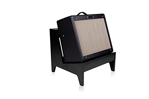 Gator Frameworks GFW-ELITEGTRAMPSM-BLK Elite Series Small Wooden Combo Guitar Amp Stand In Black Finish  thumb #1
