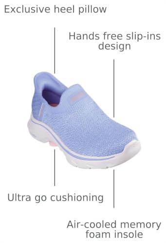 Image of Skechers Women's Go Walk 7 Springtime Hands Free Slip-Ins Sneaker | Walking Shoes
