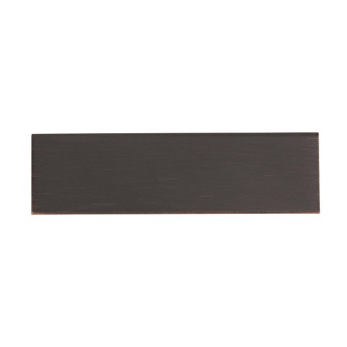 Image of Amerock | Cabinet Pull | Oil Rubbed Bronze | 5-1 /16 inch (128 mm) Center-to-Center | Edge Pull | 1 Pack | Drawer Pull | Drawer Handle | Cabinet Hardware