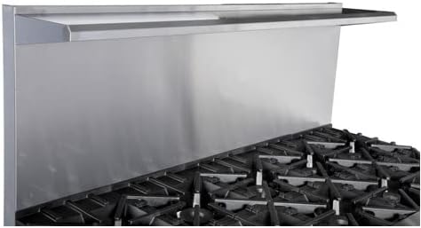 Southbend Range 4361D stainless steel backsplash