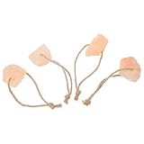 iplusmile 天然塩レンガ 小動物用ミネラル塩ブロック 吊り下げ式ペット用品 ウサギ ハムスターの栄養補給と噛む習性促進おやつ 4個セット