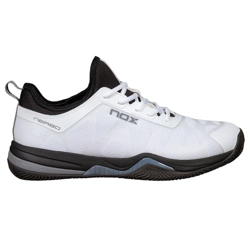 Nox Nerbo Blanco chaussure de padel blanche pour joueur de tennis et padel sur terrain