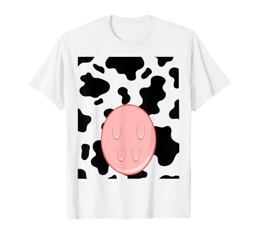Image of Cow Shirt Adult Kids Men Women Cow Costume T-Shirt