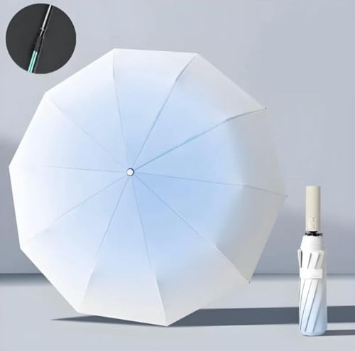 Image of HomeCloud Magic Umbrella Windproof, Sunproof & Rainproof with Sturdy Steel Shaft & Wrist Straps | Secret Blossoms Occur with Water Magic Print | Easy to Hold & Carry | Umbrella for Women, Men & Kids