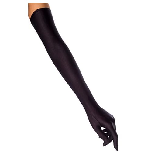 krautwear® Dam handskar spets armbåge långa kvällshandskar samlade brud kort satin rosett