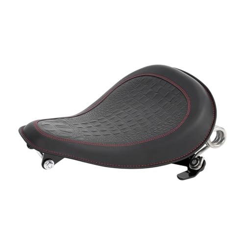 Selle monoplace moto soulageant le dos pour Sportster XL 1200 et 883