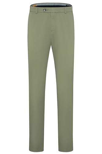 bugatti 4890-36301 Pantalones Slack, Musgo 150, 32W x 36L para Hombre