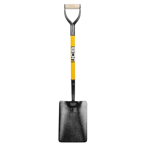 Pelle en métal JCB à long manche renforcé pour chantiers exigeants