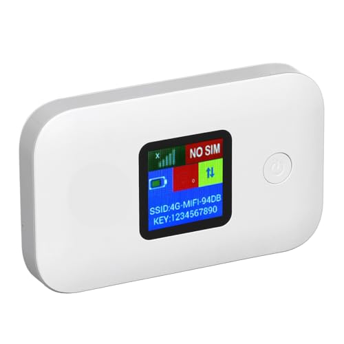 Image of 4G LTE WiFi Hotspot 300 Mbps Connect 10 Devices for Travel Laptop TV, USB Powered Portable Router with SIM Card Slot, WPA2 Security for Home Office Outdoor