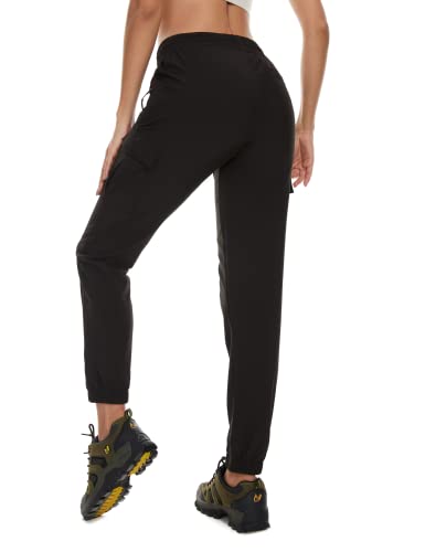 Arunlluta Women's Lightweight Quick-Dry Cargo Pants with Pockets