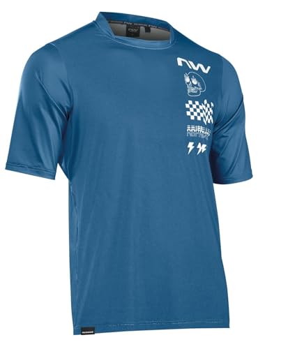Northwave Bomb Fahrrad Trikot kurz blau 2023: Größe: M (48)