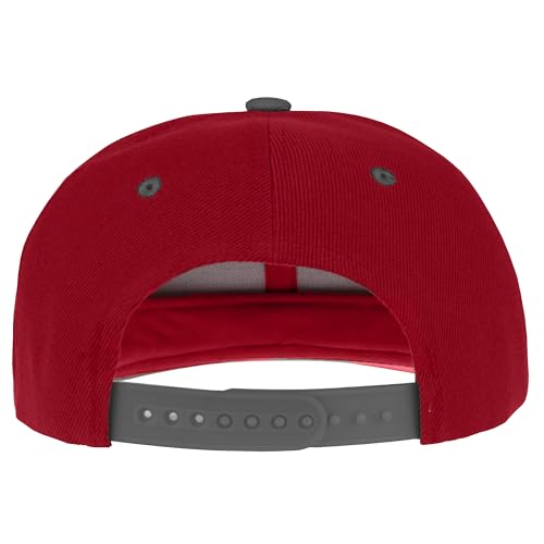 Image of Gelante Snapback Hats for Men - Flat Bill Brim Baseball Cap Hat - Plain Blank Adjustable