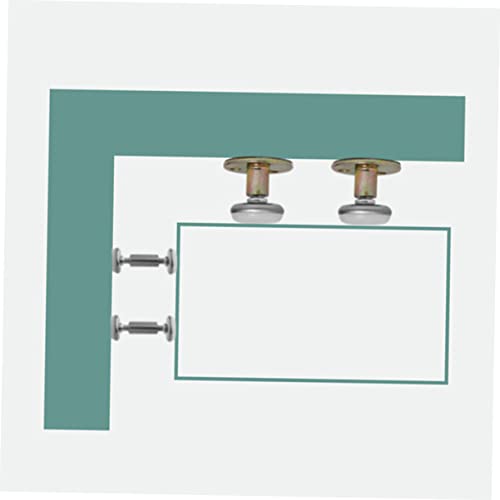 VOSAREA 4 Peças Estabilizador Anticolisão Fixador De Cabeceira Protetores De Sofá Fixador De Cabecei