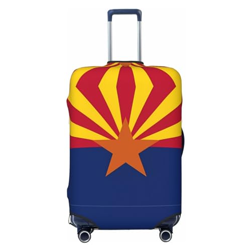 Luggage Suitcase Cover Protector, Printed Arizona Flag Luggage Covers for Suitcase, Baggage Covers Fits 18-32 Inch Luggage