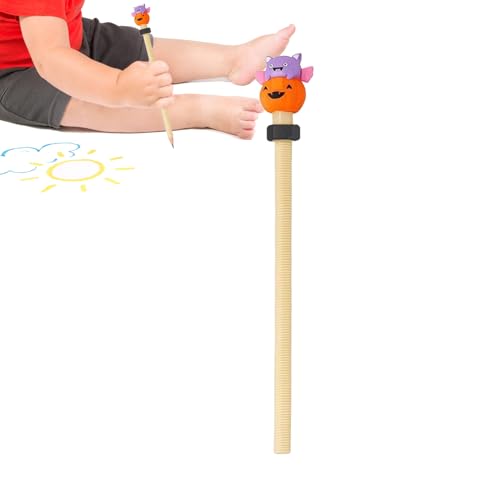 ねじ式鉛筆 - ハロウィンねじ式フィジェットペン スライドナット付き | 勉強用 センサリーペン 高校生 男女兼用 図書館 教室 学校 家庭 オフィス