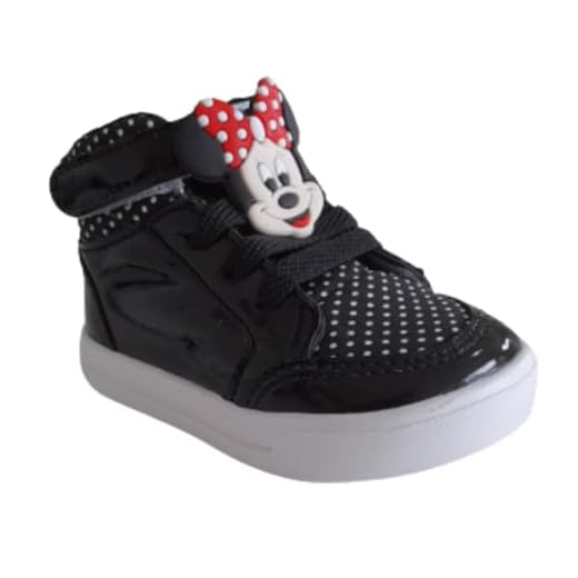 Tenis Bebe menina Infantil Sapato Botinha Personagem Tênis Para Bebê Bota menina (TENISMINNIE, BR, Bebê, Numérico, 19)