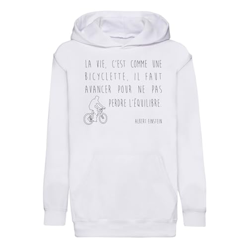Sweat à capuche enfant Albert Einstein : la qualité premium au quotidien