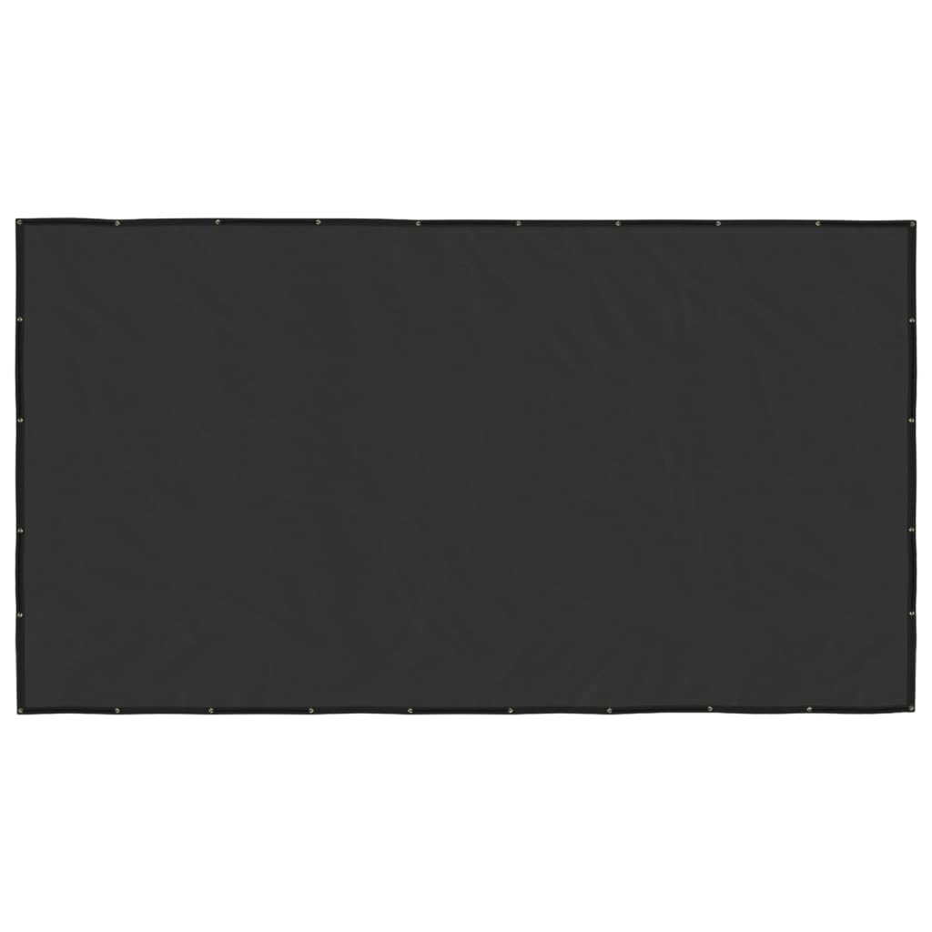 Anhängernetz HDPE schwarz 2,5 x 4,5 m elastisch mit 6 mm Kordel, feinmaschig und witterungsbeständig für Ladungssicherung auf Anhänger, Pick-up, Dachträger, Auto und Wohnmobil