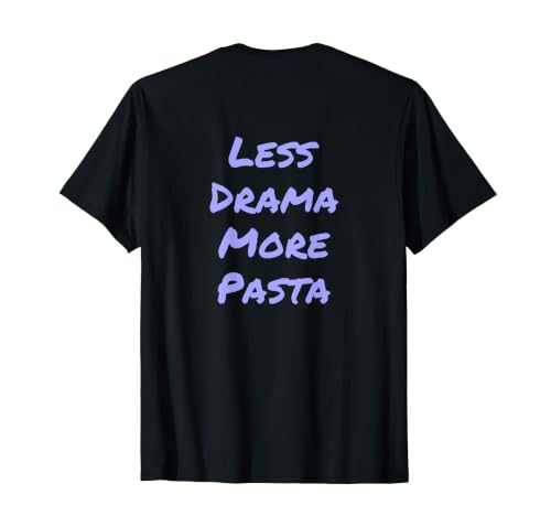 Less Drama More Pasta �ʔ����e�L�X�g���b�Z�[�W ���[���A�̈��p T�V���c