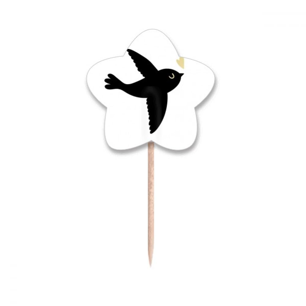Pique apéritif Lover Bird Étoile pour table de fête