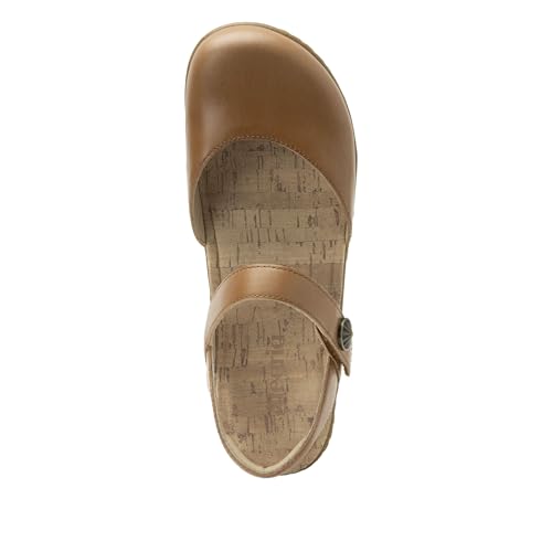 Image of Alegria Women's Opal Leather Shoes with Slingback Open Back Sandals