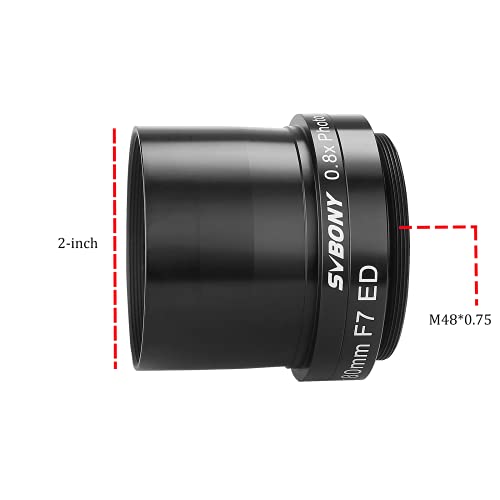 SVBONY SV193 Redutor focal de 2 polegadas