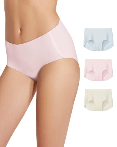 Womens Seamless No Show Hipster Panties Invisible Lightweight Quick Dry Underwear Summer XS-M