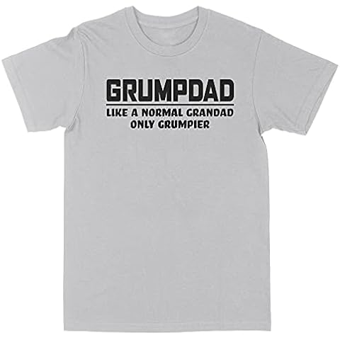 Print Cartel Grumpdad T Shirt, Funny Tshirt for Grandad Grandpa Fathers Day Birthday Papi T-Shirt Gift Top, 3XL, Sport Grey Cover