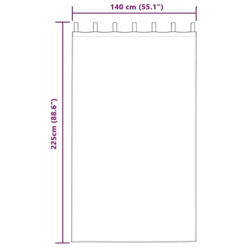 Rideau occultant gris clair en polyester de qualité supérieure - 8