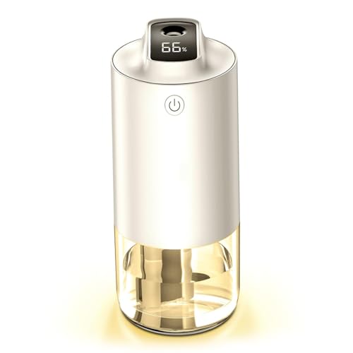 加湿器 卓上 小型 超音波加湿器 USB充電式 静音 卓上加湿器 アロマ対応 20時間加湿 7色LEDライト 空気清浄機 空焚き防止 ポータブル加湿器 ミニ加湿器 次亜塩素酸水対応 デスク 寝室 オフィスのサムネイル