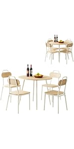 Amazon｜オーエスジェイ(OSJ) 円形 ダイニング 3点セット ダイニング