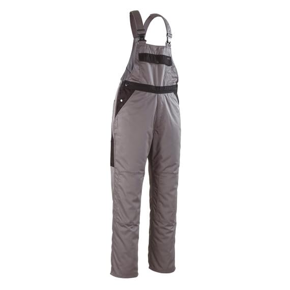 Safetop 150-S - Berulfe. peto polycotton multibolsillos gris-negro talla s