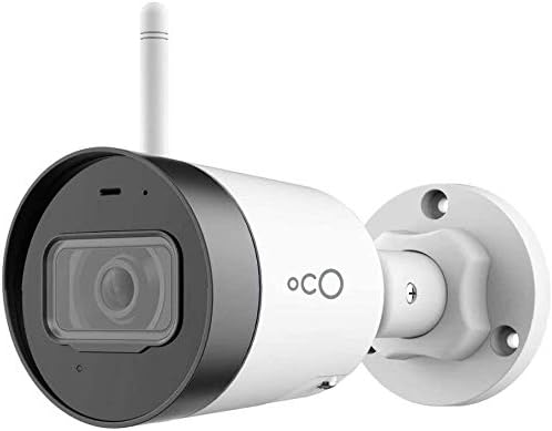 OCOPro Bullet v3 Wi-Fi 1080p Wireless Security Camera with Micro SD Card Support and Cloud Storage - Weatherproof Outdoor/Indoor IP Surveillance System with Remote Monitoring and Night Vision