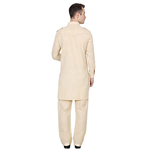Image of Royal Kurta Men's Cotton Pathani Suit