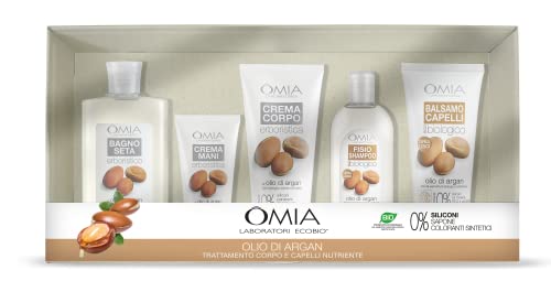 Omia Olio di Argan, Confezione Regalo Donna, Set Bagno, Cofanetto...