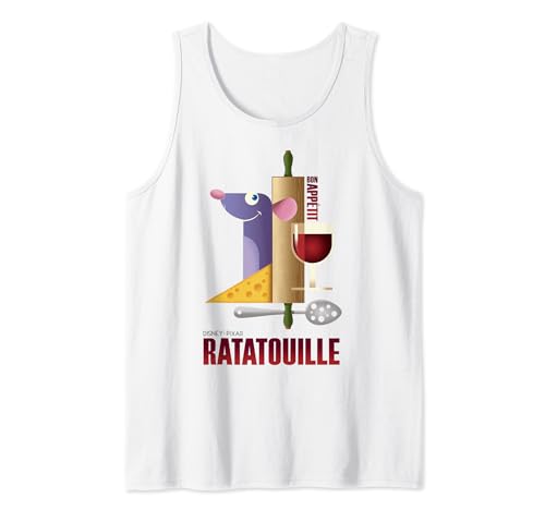 Débardeur Ratatouille Disney imprimé respirant anti-transpiration pour fans de Pixar