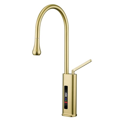 Pommeau de douche robinet de cuisine extractible avec mitigeur LED température
