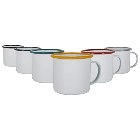 Argon Tableware Enamel Mugs - 375ml Pack Cover