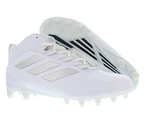 Adidas Nasty 20 Men's Football Cleat, White/Silver-White, 12 US2