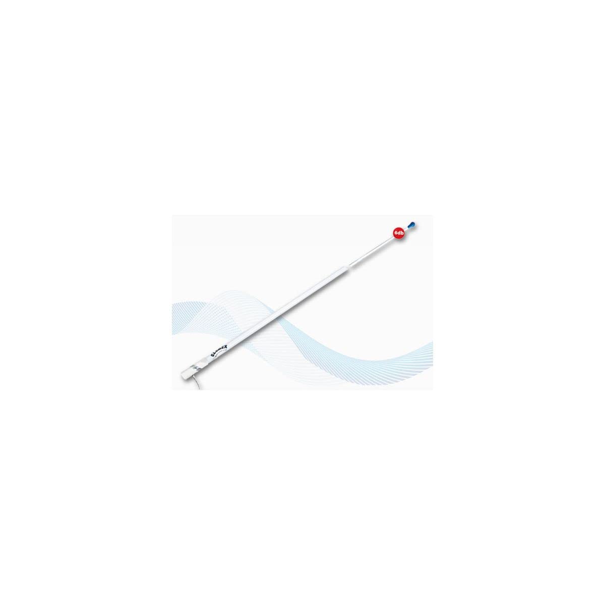 ANTENA VHF - 2,4 M - FIBRA ROSCA PVC.