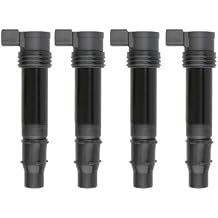 TECHIE Ignition Coil Pack F6T570 Compatible with Kawasaki ZX636 ZX6R ZXR9F ZX R9F 636 For Ninja ZX-6R 2003-2018 For Ninja ZX-6RR 2003-2006 Replacement for 21171-0021,4 PCS