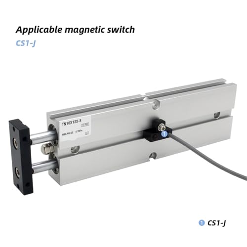 Vérin pneumatique Double Effet TN32 alésage 32mm course variable - 6